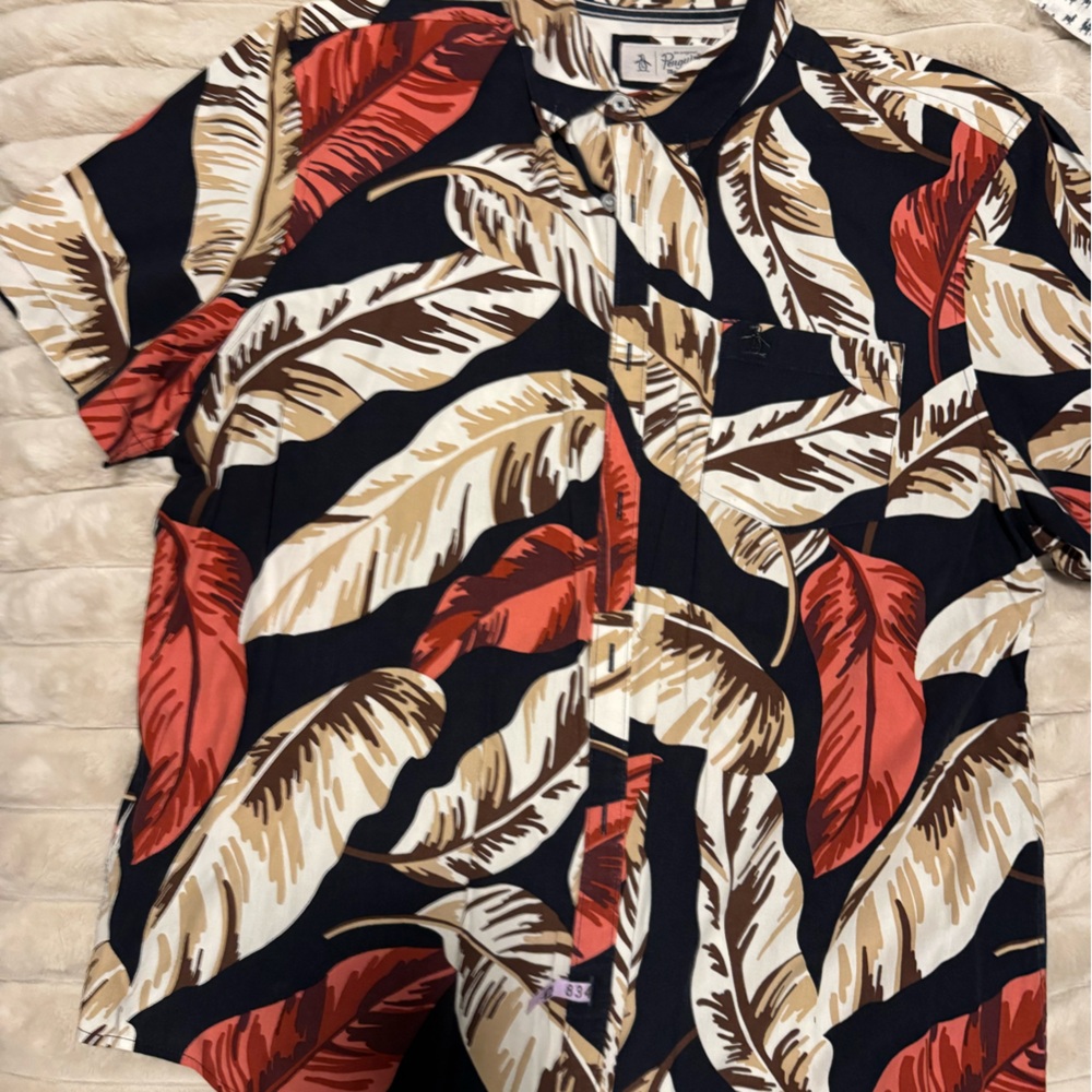 Penguin Tropical Leaf Shirt
